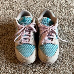 Nike Kids' Teal and White Sneakers